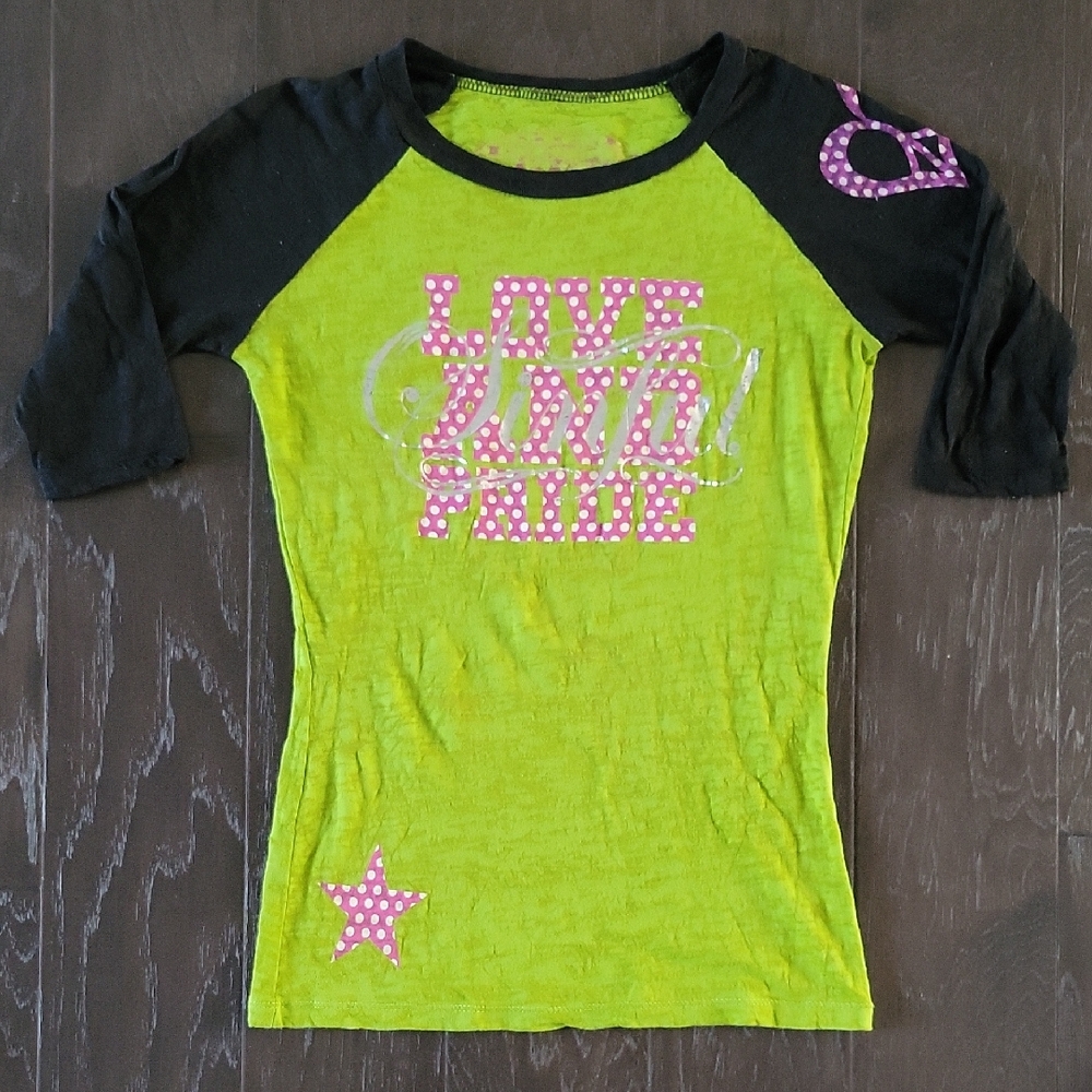 Vintage Green and Black Graphic Tee